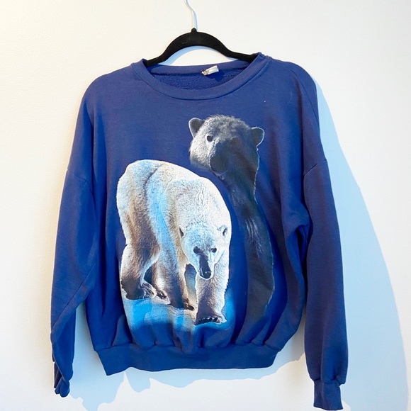 Vintage Sweaters - Vintage Polar Bear Sweater